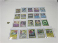 20 cartes Pokémon rare