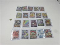 20 cartes Pokémon rare