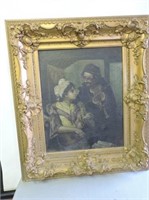 Antique 19th Century Signed Oil on Canvas