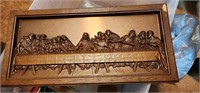 Coppercraft  3D Last Supper Picture Wall Hanging
