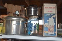 Pressure cooker, tea kettle & more