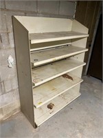 metal shelving unit