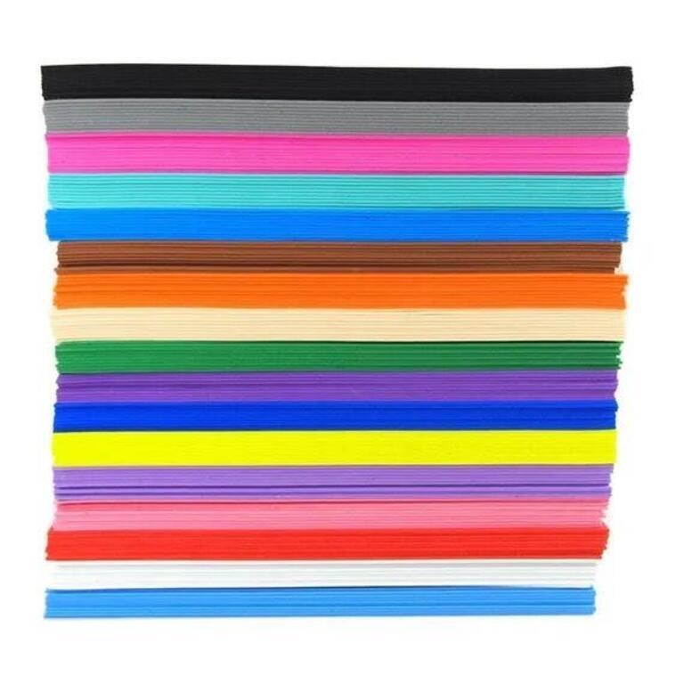 40PC Assorted Random Colour Craft Foam Sheets