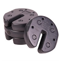 30 lbs. Black US Weight Canopy Weight Plates (4)