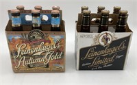 Leinenkigel’s empty bottles in carrying cartons