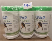 CPAP 110 UNSCENTED MASK WIPES X 3 BB 09/2023