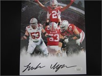 LUKE WYPLER SIGNED 8X10 PHOTO WITH JSA COA