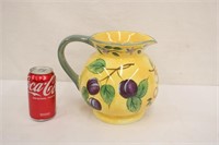 Gibson Decorative Fruit Print Pitcher