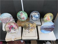 7 PORCELAIN COLLECTOR PLATES IN ORIGINAL BOXES