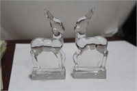 Set of 2 Glass Deers