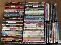LARGE BOX OF DVD MOVIES INCLUDING SUPERMAN 2,
