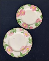 fransican wares Flower Plates