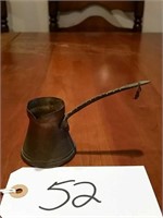 Antique Copper Ladle Pouring Pitcher Pot with