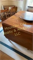 Dining Room Table- square- lazy susan and 4