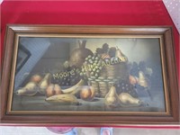 Antique Early 1900's Chromolithograph Fruit Wine