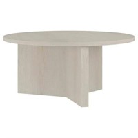 Anders 36 Round Coffee Table  Alder White