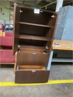 2 drawer, two door three shelf
Cabinet