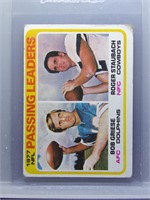 Roger Staubach Bob Griese 1978 Topps Pass Leaders
