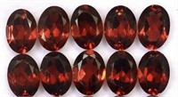 10 Pieces of Natural Mozambique Red Garnets 5x3