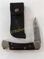 Buck 110 C Lock Blade Knife with Sheath