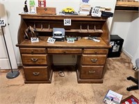 Desk - Roll Top Is Missing- Buyer Responsible For