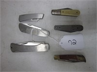 6 COLLECTIBLE POCKET KNIVES