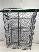 (2) large wire baskets