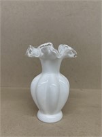 Fenton Ruffled vase