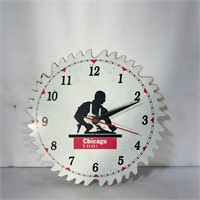 Chicago Tool Saw Blade Clock