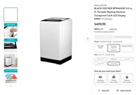 B7648  BLACK+DECKER Portable Washing Machine