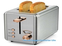 13.0" x 7.5" x 9.1" WHALL 2 Slice Toaster - Stainl