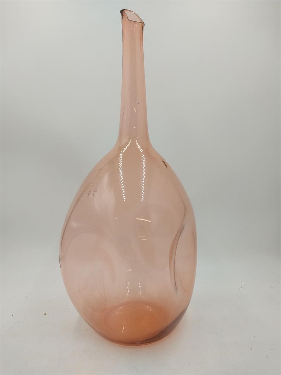 Hand-Blown Art Glass (Pink)