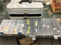 Tackle Box And Contents, Two Organizers And