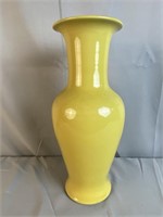 15'' Yellow Made in Japan Vase