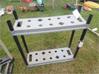 Tool Rack Holder - 34"Lx12"Wx36"H