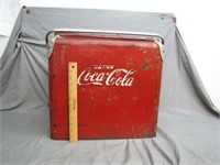 Antique Classic "Red" Metal Coca Cola Cooler