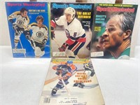 4 vintage Hockey Sports Illustrated