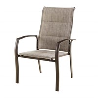 Mix & Match Stackable Steel Sling Chair  Taupe