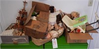 Qty of vintage dolls, Cabbage patch dolls,