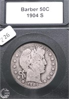 1904 S BARBER HALF DOLLAR G PQ