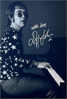 Autograph COA Elton John Photo