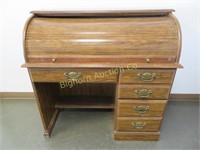 Roll Top Desk w/ 3 Drawers