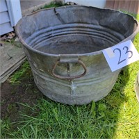 Smaller Galvanized Tub- Well Used