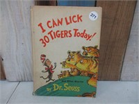 1969 Dr. Seuss "I can Lick 30 Tigers" Book