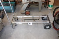 Aluminum Hand Truck Converts to (4) Wheel Cart