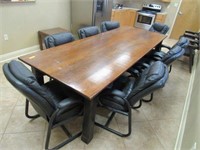 CONFERENCE TABLE WITH 8 CHAIRS