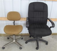 (2) Rolling Office Chairs.