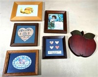 pictures & apple decoration