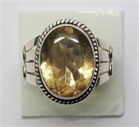 Silver Gemstone Ring