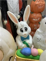 VINTAGE EASTER BUNNY BLOW MOLD